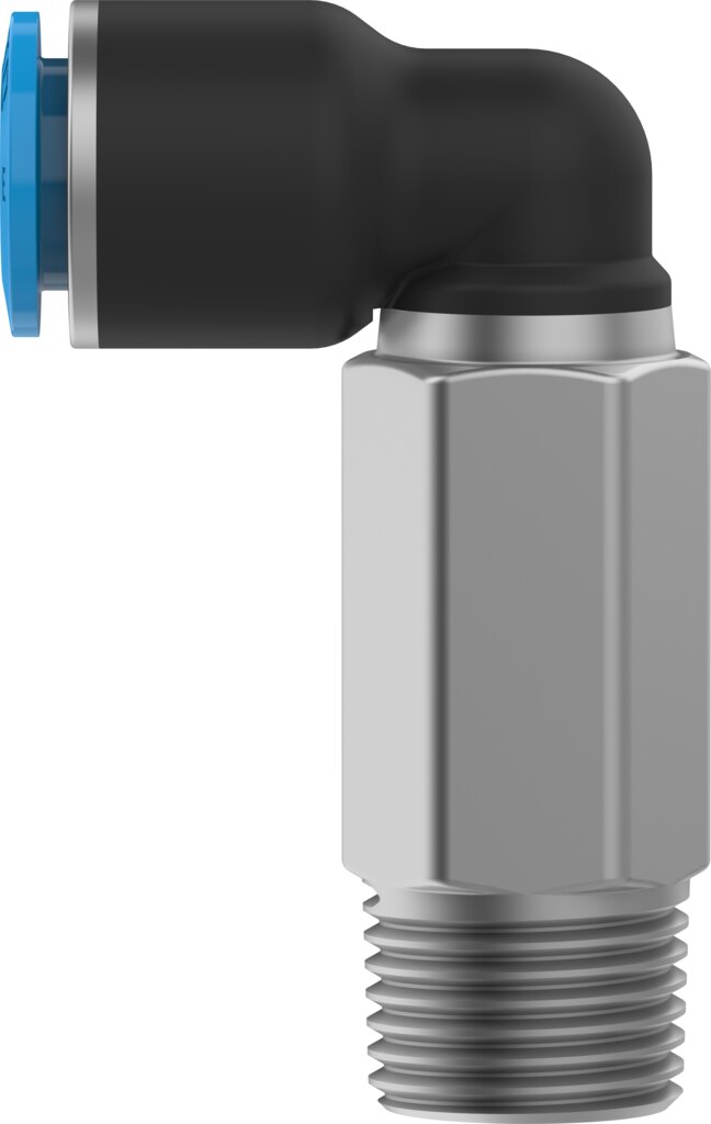 Push-in L-fitting, long