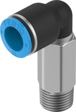 Push-in L-fitting, long