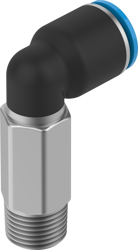 Push-in L-fitting, long