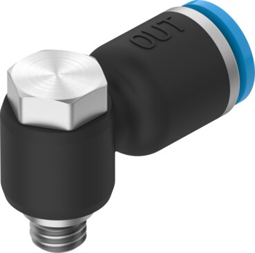 Push-in L-fitting