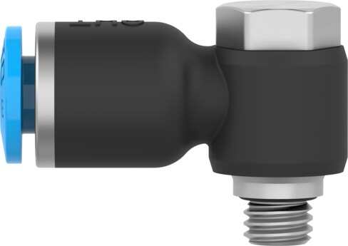 Push-in L-fitting