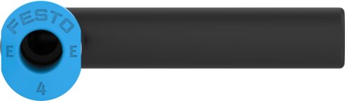 Push-in L-connector