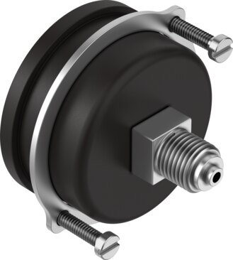 Flanged pressure gauge