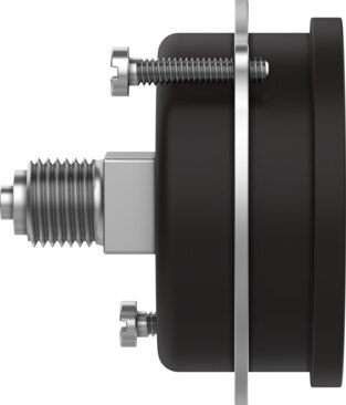 Flanged pressure gauge