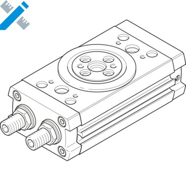 Vérin oscillant