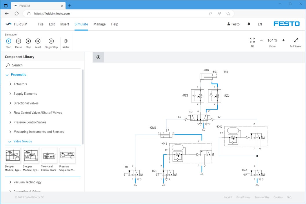 FluidSIM 365 Pneumatics