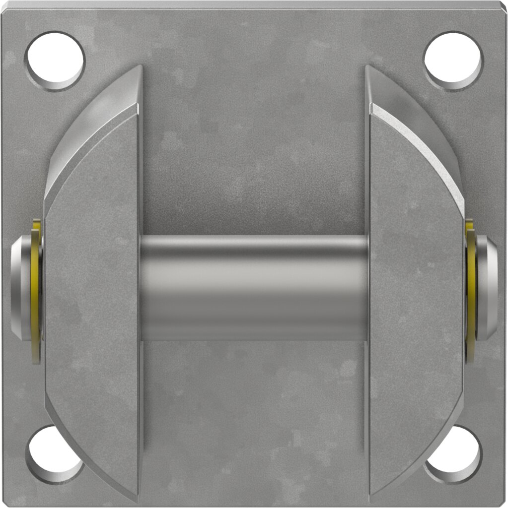 Clevis flange