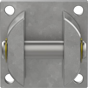 Clevis flange