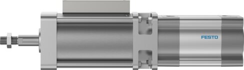 Cylinder with holding brake