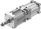 Cylinder with holding brake