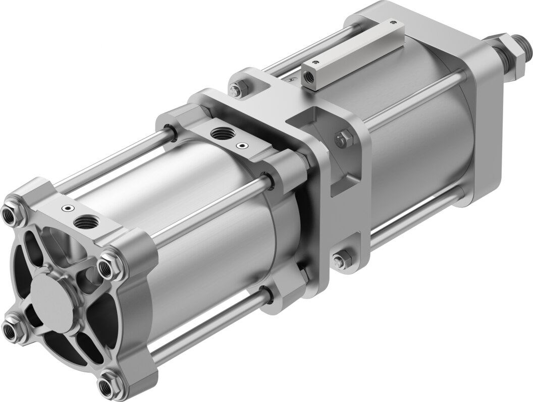 Cylinder with holding brake