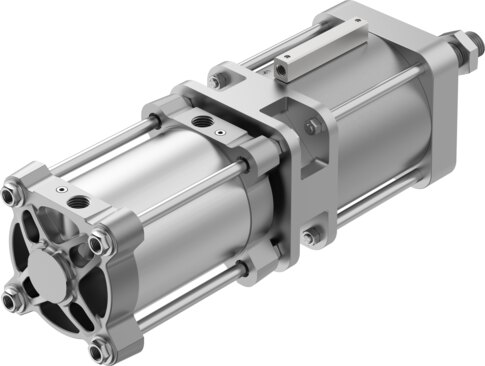 Cylinder with holding brake