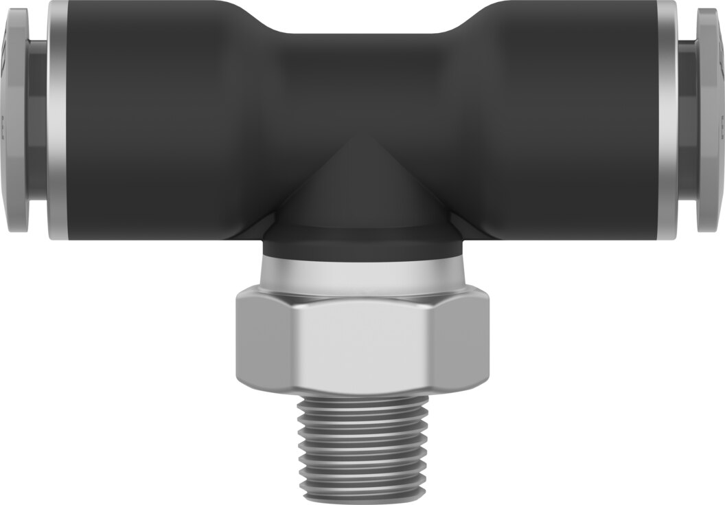 Push-in T-fitting