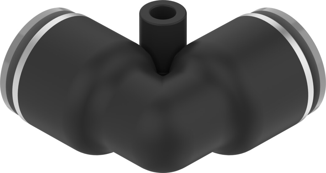 Push-in L-connector