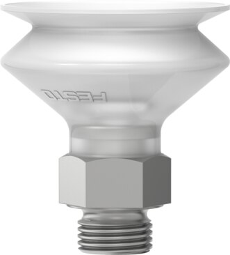 Suction cup with connection