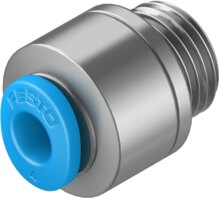 4 Pezzi Raccordo Pneumatico QSM-M5-6-I 153317 – Attacco M5 Per Tubo 6 Mm, Compatibile FESTO