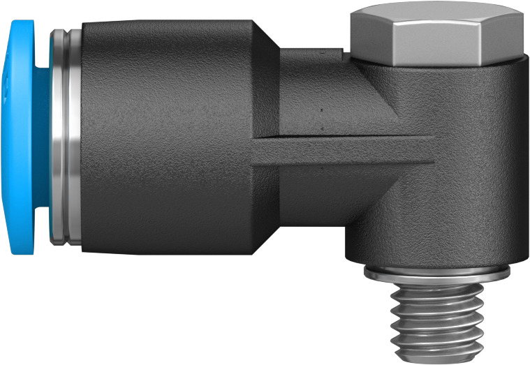Push-in L-fitting
