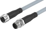 Connecting cable M12x1 A-coded, 1 mm² NEBU