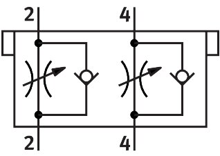 Festo 184142 Drossel-Rückschlagventil - Bild 2
