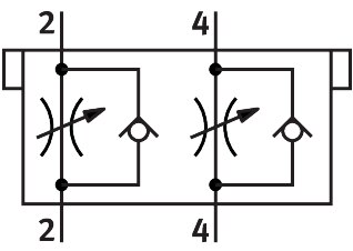 Festo 184143 Drossel-Rückschlagventil - Bild 2