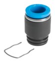 Push-in fitting, push-in cartridge, black polymer, inches QSPK-I