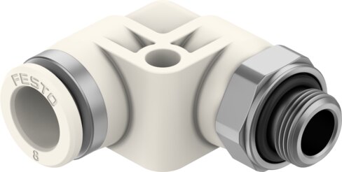 Push-in L-fitting