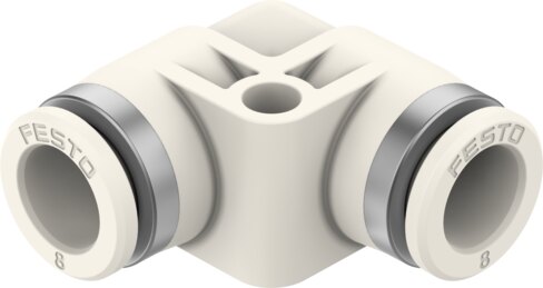 Push-in L-connector