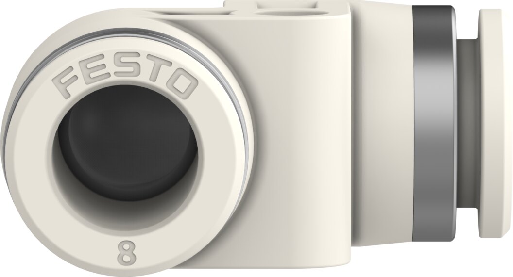Push-in L-connector