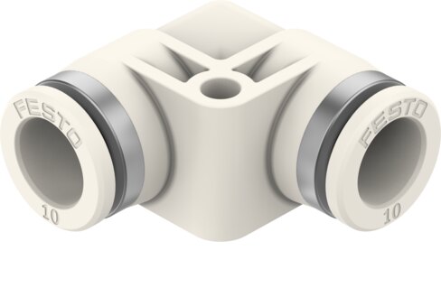 Push-in L-connector