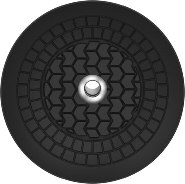 Suction cup with connection