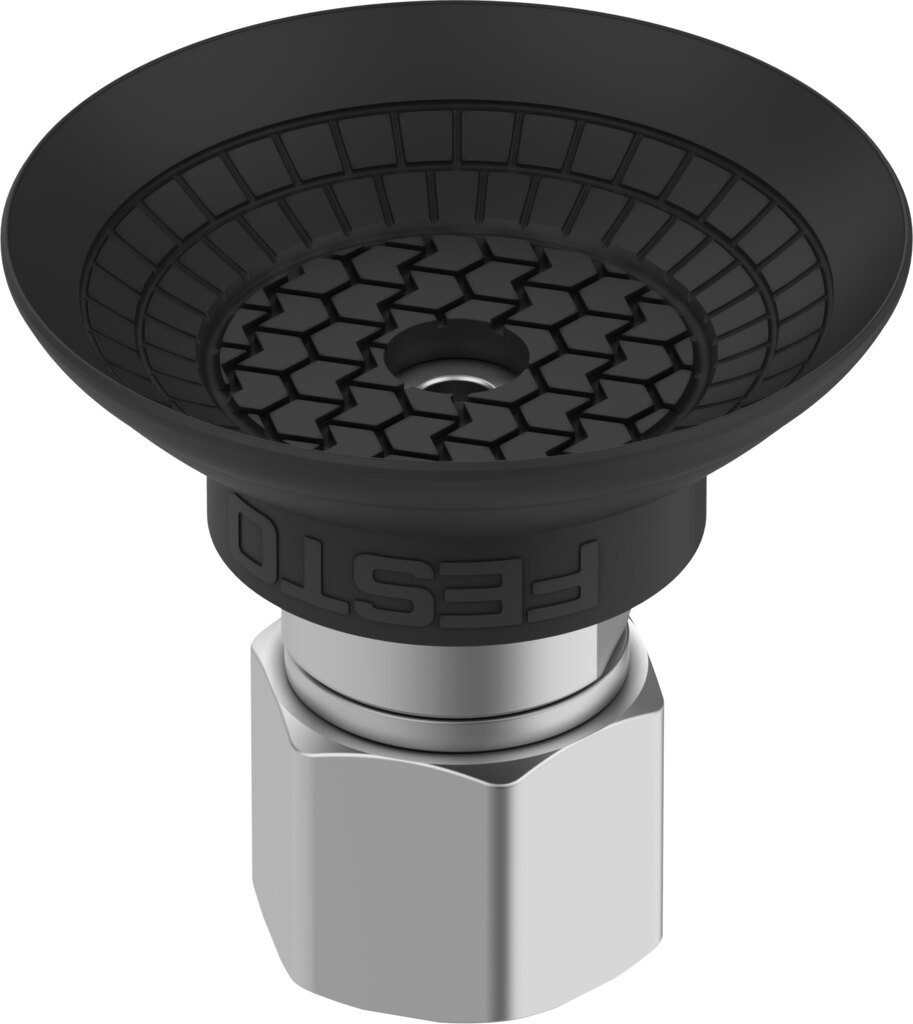 Suction cup with connection