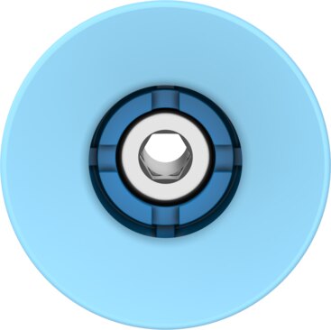 Suction cup with connection