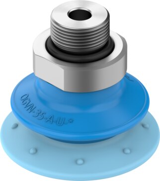 Suction cup with connection