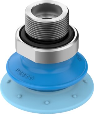 Suction cup with connection
