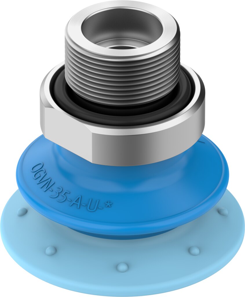 Suction cup with connection