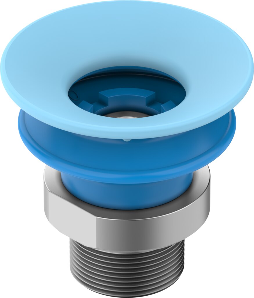 Suction cup with connection
