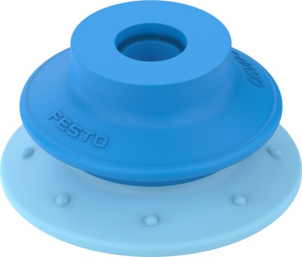 Suction cup with connection
