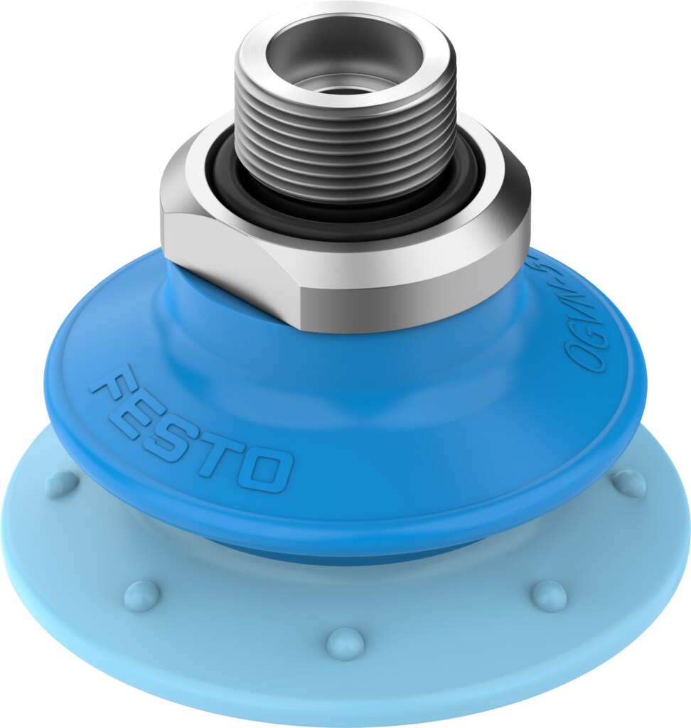 Suction cup with connection