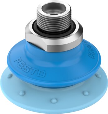 Suction cup with connection