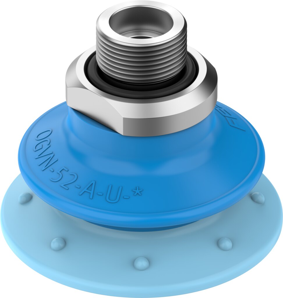 Suction cup with connection