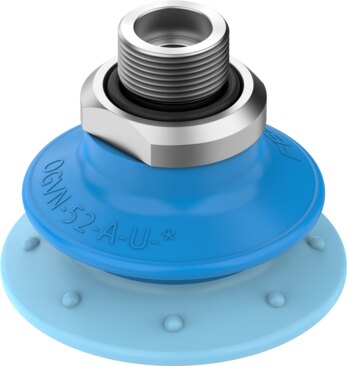 Suction cup with connection
