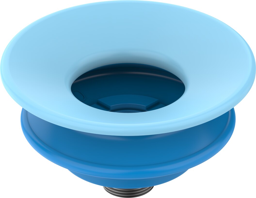 Suction cup with connection
