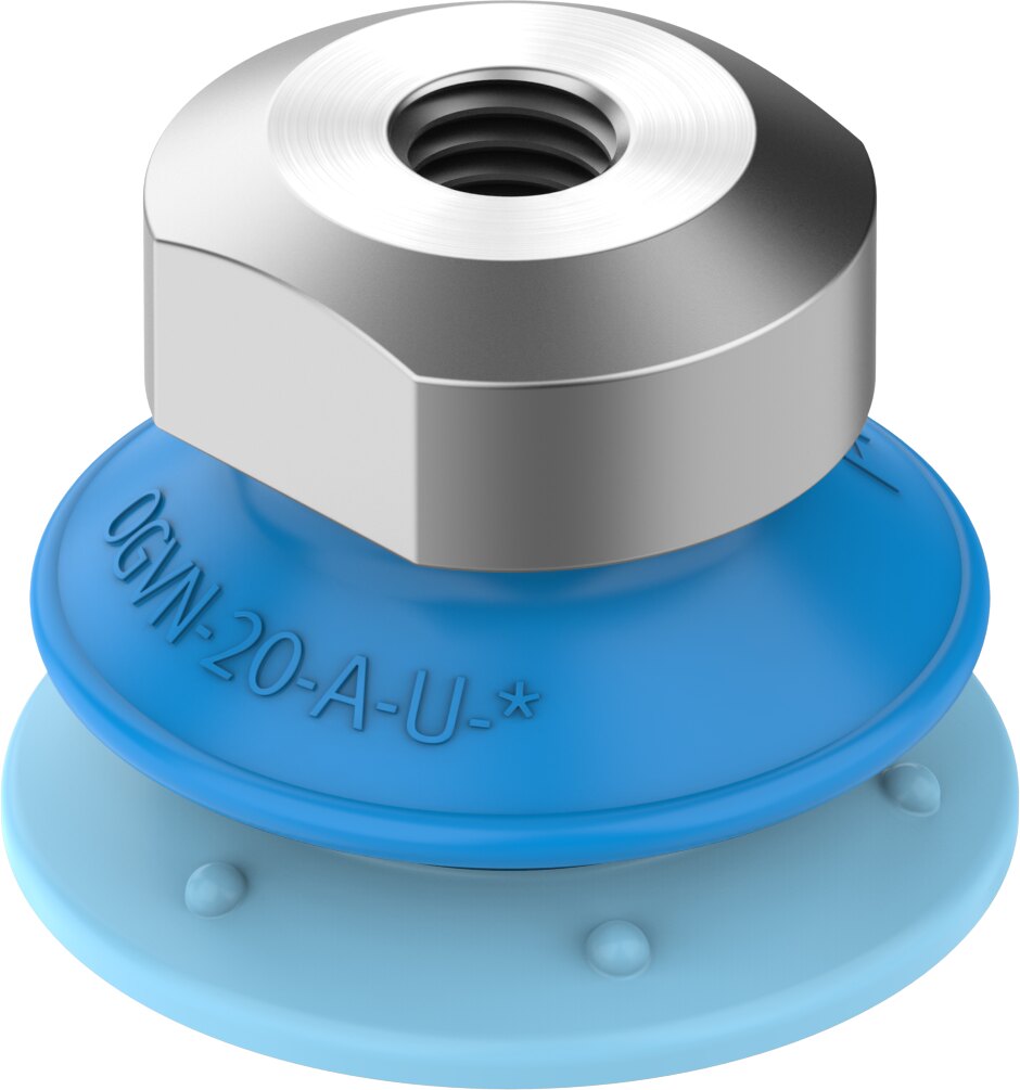 Suction cup with connection