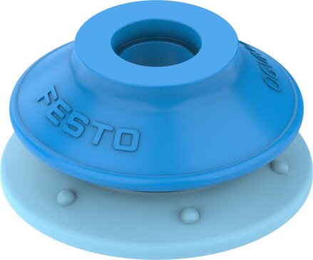 Suction cup with connection