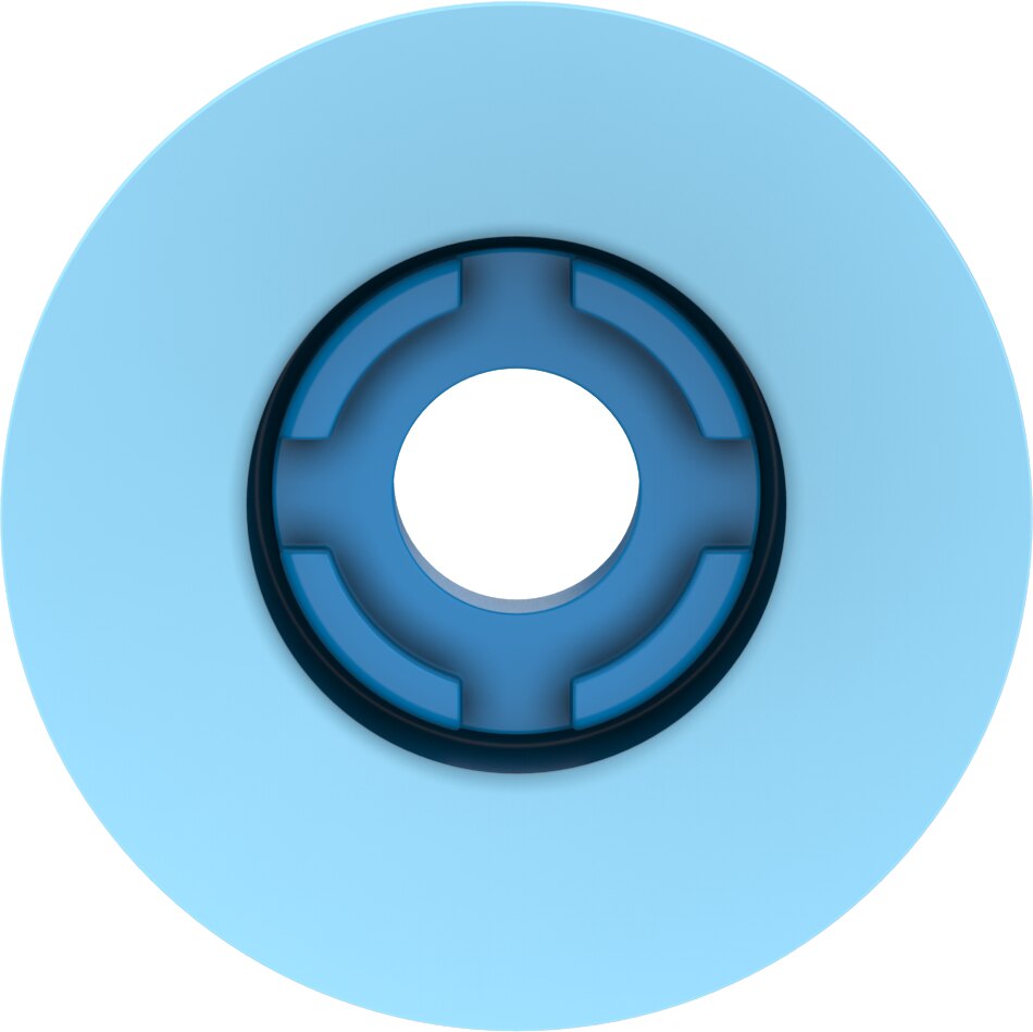 Suction cup with connection