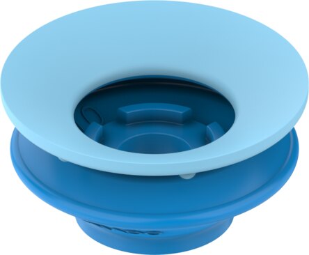 Suction cup with connection