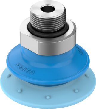 Suction cup with connection