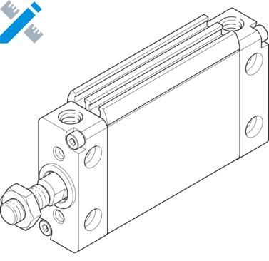 Flat cylinder
