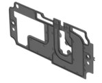 Sealing component and separator for VTSA, ISO 15407-2, ISO 5599-2 VABD-S6