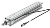 Standards-based cylinder with displacement encoder DNCI